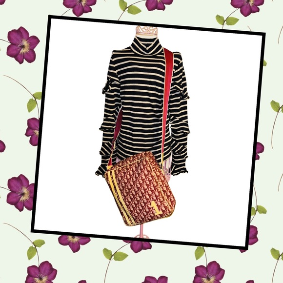 Dior trotter print large messenger/crossbody bag EUC! - Picture 4 of 8